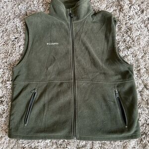 Columbia Olive Fleece Vest